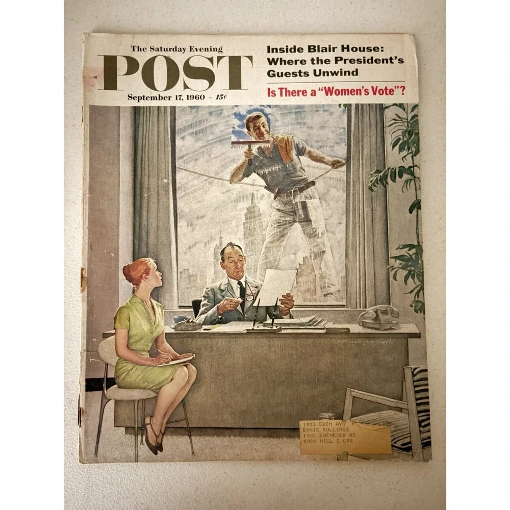 The Saturday Evening Post September 17, 1960; Blair House, Women's Vote READ